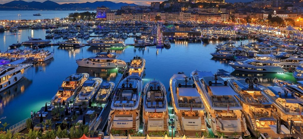 impression yacht in harbor